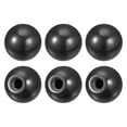 thumbnail image 1 of Unique Bargains Threaded Ball Knobs, 1.57Inch Dia M12 Female Thread Thermoset Round Ball Handles, Black 6 Pack, 1 of 5
