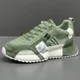 thumbnail image 2 of Zapatillas deportivas para Hombre, zapatos De plataforma De malla verde, informales, De Color sólido, a la moda, para las cuatro estaciones, novedad De 2024, 2 of 4