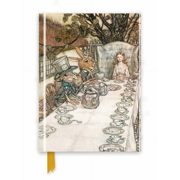 Flame Tree Notebooks: Rackham: Alice In Wonderland Tea Party (Foiled Journal) (Notebook / blank book)