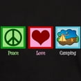 thumbnail image 3 of CafePress - Peace Love Camping Dark T Shirt - Men's Classic Graphic Cotton T-Shirt, 3 of 4