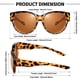 thumbnail image 3 of Gafas de Sol URUMQI Polarizadas UV400 de Mujer para Usar Sobre Anteojos, 3 of 8
