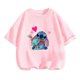thumbnail image 4 of Camiseta 2024 para niños de 3 a 14 años, top de Lilo Stitch, mono de camión con estampado de dibujos animados kawaii, camiseta para niños, estilo casual de moda, 4 of 5