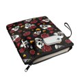 thumbnail image 2 of HELLHERO Book Protector for Men, 11.4 Inch X 8.66 Inch Storage & Portability with Book Protection, Paperbacks Skulls Roses for Fater, 2 of 8