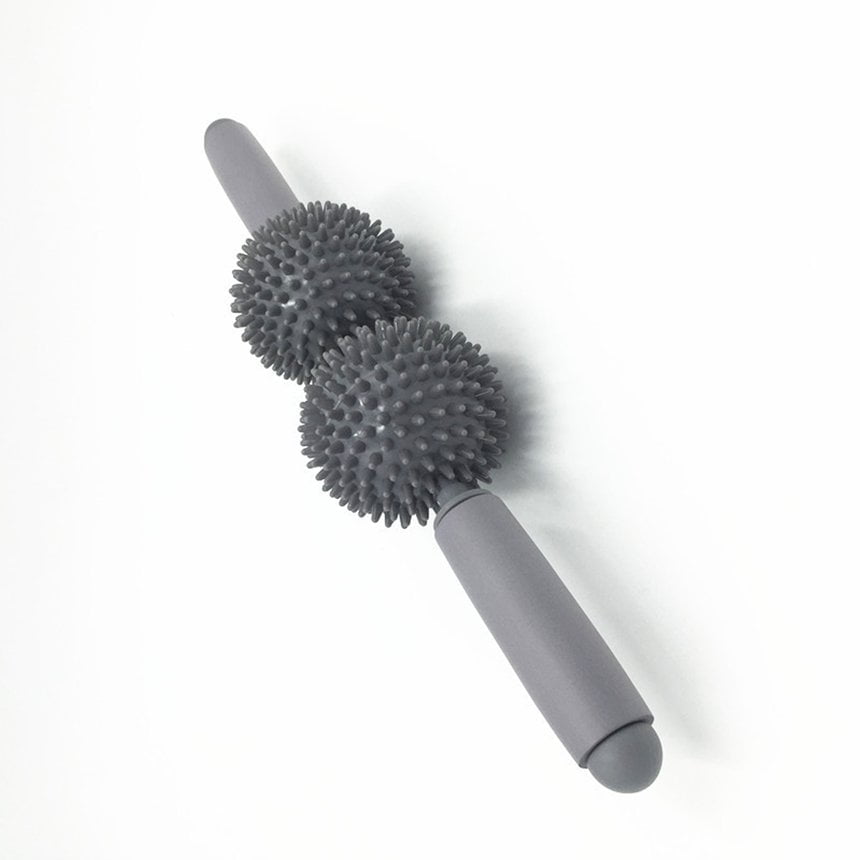 2 Balls Body Roller Massage Stick Trigger Point Relief Back Lumbar