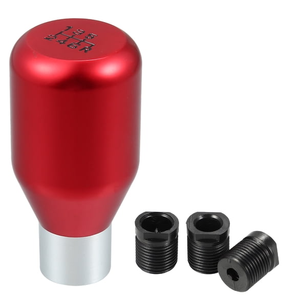 Perilla de cambio Unique Bargains 6 velocidades Universal Car Auto Gear Shift Knob Red