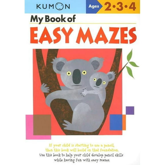 Kumon Workbooks Kumon Easy Mazes, (Paperback)