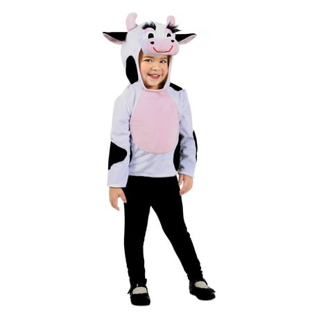 Girls Dylan the Cow Hoodie Costume - Size Toddler