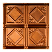 Great Lakes Tin 12in x 12in Ludington Copper Ceiling Tile Sample