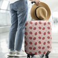 thumbnail image 2 of Strawberry Plants Fruit Flower Pink Pattern Luggage Cover Fashion Suitcase Cover Baggage Covers Fit 25-28 Inch Luggage (Go Travel), 2 of 5