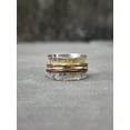 thumbnail image 4 of LD DESIGNS 925 Sterling Silver Spinner Ring| Meditation Ring | Anxiety Relief Ring | Fidget Ring | Gifts for Her | Boho Jewelry | Stress Relief Ring, 4 of 7