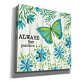 thumbnail image 2 of Epic Graffiti 'Always Be Positive' by Cindy Jacobs, Canvas Wall Art, 12"x12", 2 of 2