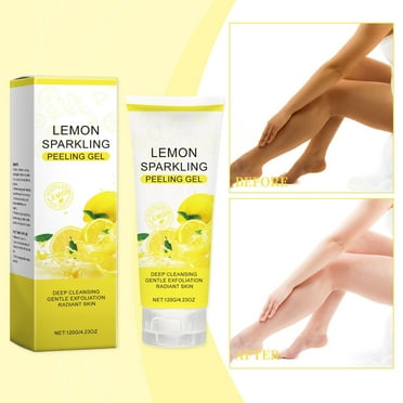 Amacok Facial & Body Scrub - Natural and Gentle Face Scrub for Deep Cleansing and Moisturizing - Lemon