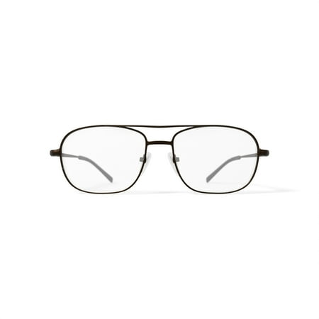 Walmart Men's FM17115 Square Prescription Eyeglasses with Case, Gray