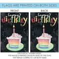 thumbnail image 5 of Toland Home Garden Rainbow Cake Birthday Party Birthday Flag Double Sided 12x18 Inch, 5 of 5