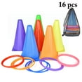 thumbnail image 2 of 16PCS Carnival Games Set Soft Plastic Ring Toss Game Sports Cones with Rings, 2 of 10