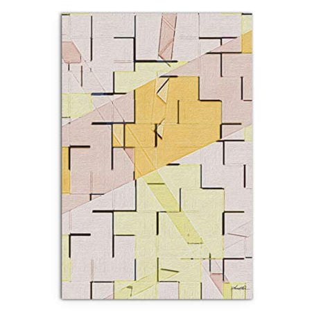 Amrita Sen Pastel Wall Matte Canvas, 24" x 36", Multicolor