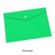 thumbnail image 4 of Seitruly 10 paquetes/lote portadocumentos portátil duradero para organización almacenamiento portátil transparente verde sólido 18 A4 Type3 NO3, 4 of 6