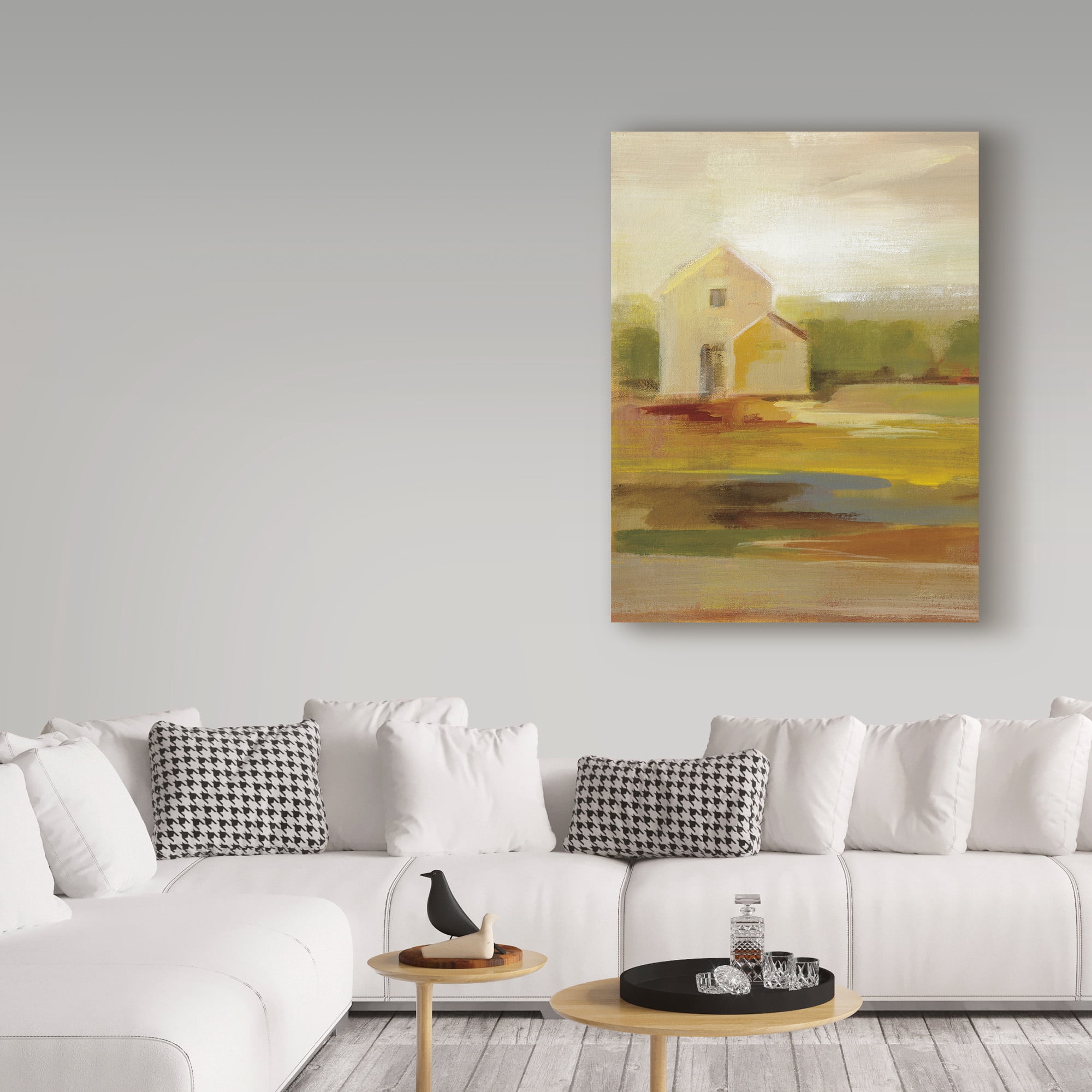 Trademark Fine Art 'Hillside Barn I v2' Canvas Art by Silvia Vassileva