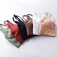thumbnail image 5 of Women/Girls Wire-free Padded Triangle Backless Bra A-B Cup, 5 of 9