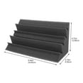 thumbnail image 3 of MasteelfCA 3Pcs Useful Corner Bass Trap Sound Absorbing Acoustic Foamed Tile for Studio, 3 of 7
