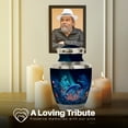 thumbnail image 4 of Yatskia Blue Dolphin Urn for Ashes Adult Male, Memorial Keepsake Urns for Human Ashes Adult Female, Large Burial Urns for Human Ash, (Tasty 10 Inch and 3 Inch), 4 of 8