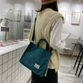 thumbnail image 5 of SUOKOM Crossbody Bags for Women, 10" Canvas Crossbody Bag Shoulder Bag Crossbody Purse Messenger Bag, Fashion Plain Canvas Corduroy Shopping Handbags Gifts for Women, 5 of 8