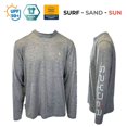 thumbnail image 1 of Spyder Swim Men's T-Shirt Heather Grey UPF30+ Rash Guard L/S (S02), 1 of 8