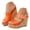 Red, variant on Dakaela Platform Wedge Sandals for Women Cutout Buckles 3.93 Inch High Heels Comfortable Non Slip Summer Walking Slides Shoes Size 6