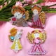thumbnail image 4 of Cuadros Decorativos 4 piezas DIY taladro completo diamante pintura chica ángulo estilo forma especial llavero regalo Ndcxsfigh Nuevos Originales, 4 of 8