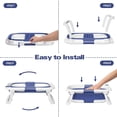 thumbnail image 5 of Prociv Foldable Baby Bathtub for Infants to Toddler,Portable Travel Bathtub Multifunctional Bathtub with Drain Hole, Baby Bathtub for Newborn 0-36 Month Gray (with Net), 5 of 8
