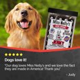 thumbnail image 4 of Miss Nelly's Canine Gourmet - Beef Dog Jerky Treats - Sticks - USA Made and Sourced - Original Smoke House Recipe - Small Batch - Clean Natural Ingredients - Minimally Processed  - 32 ounce Jar, 4 of 11