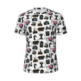 thumbnail image 5 of Wukai Cool Camera Print Men's Short-Sleeved Mesh T-Shirt,Quick-Dry Short Sleeve Workout T-Shirt-3X-Large, 5 of 8