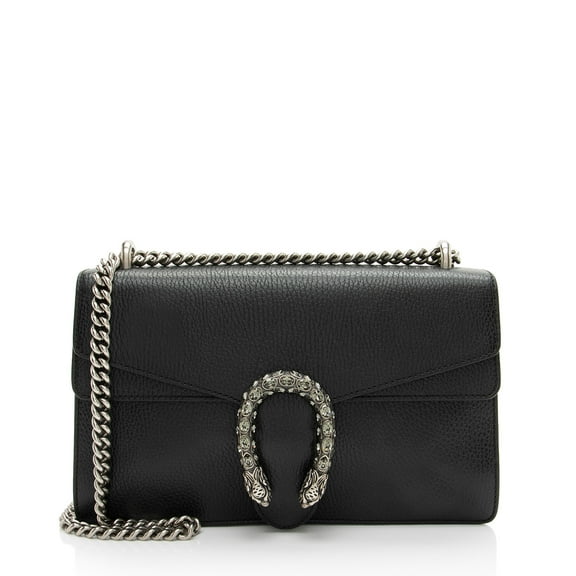 Pre-Owned Gucci Leather Crystal Dionysus Medium Shoulder Bag