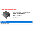 thumbnail image 2 of Turn Signal Relay - Compatible with 1988 - 1991 Buick Riviera 1989 1990, 2 of 2