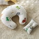 thumbnail image 2 of Almohada de lactancia para Almohada de lactancia para maternidad, soporte para con funda extraíble, almohadas cómodas y transpirables para dinosaurio blanco, 2 of 7