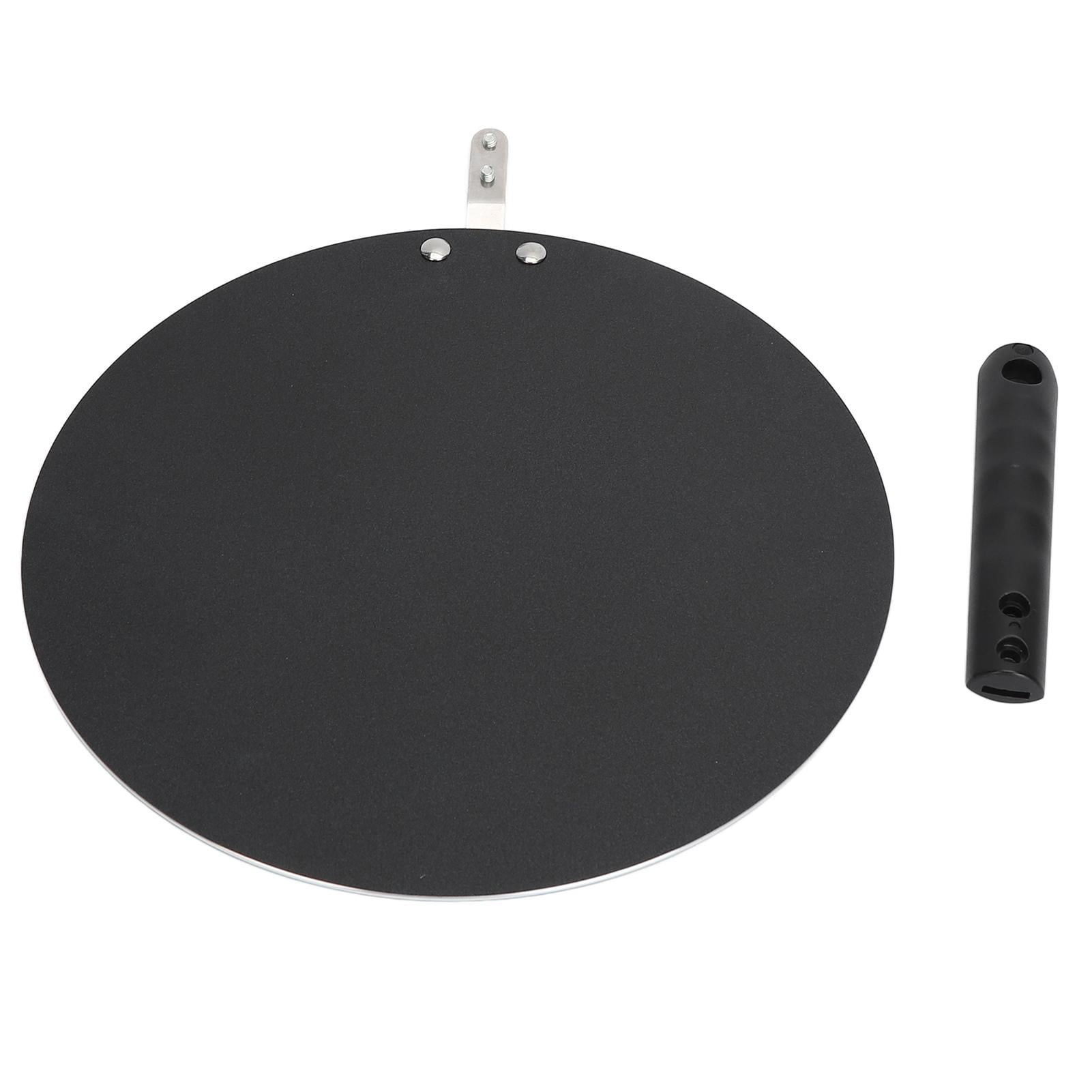 YAHHU Nonstick Aluminum Crepe & Pancake Griddle – 12.6” Round Gas‑Stove Pan, High‑Edge, Low‑Oil, Easy‑Clean, Multi‑Use for Eggs, Pancakes, Pizza