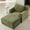 Green, variant on MAYEERTY Corduroy Single Chaise Lounge Sofa, Modern Comfy Sleeper Couch for Apartment, 65×39" White