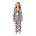thumbnail image 3 of Halloween Family Pajamas Set Long Sleeve Crew Neck, Soft Matching Halloween Pajamas with Ghost Pumpkin Print, Spooky Family Halloween Pajama Set Sleepwear, 3 of 7