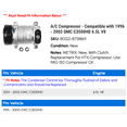 thumbnail image 2 of A/C Compressor - Compatible with 1996 - 2002 GMC C3500HD 6.5L V8 1997 1998 1999 2000 2001, 2 of 2
