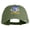 Olive, variant on 19 AF Nineteenth Air Force Veteran Embroidered Washed Solid Pigment Dyed Cotton Twill Brass Buckle Cap - Khaki OSFM