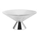 thumbnail image 1 of Tazón de vidrio decorativo,Frutero de vidrio,Plato para servir con patas,Tazón con patas,Tazón de pedestal para mostrador de cocina para centro de Líneas Argentas, 1 of 9