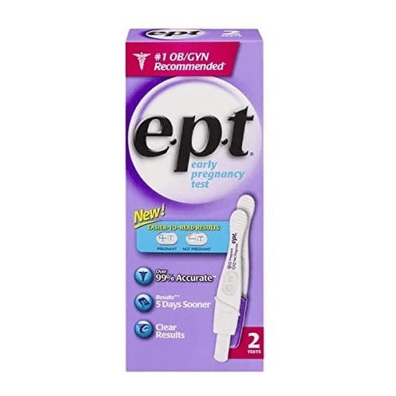 Ept Early Pregnancy Test Analog, Detect Easy & Accurate Result, 2Ct, 6-Pack