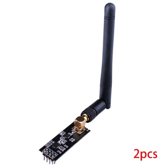 NRF24L01 + PA + LNA Transceptor inalámbrico Módulo transceptor RF 2.4G 1100m Compatible para Arduino 2 Piezas seitruly MK1470-00