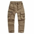 thumbnail image 2 of Kakii Men's Outdoor Hiking Pants Ripstop Wild Cargo Pants Army Camo Casual Work Pants with Pockets, 2 of 6