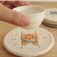thumbnail image 3 of Naiyafly Cartoon Dining Table Mat Woven Placemat Pad Heat Resistant Bowls Coffee Cups Coaster Tableware Mat For Home Kitchen Party, 3 of 6