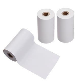 Color Thermal Paper Roll, Bill Receipt Photo Paper Clear Printing 2.17 *  1.18in for PeriPage A6 Pocket Thermal Printer, 3 Rolls (Blue) 