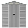 thumbnail image 4 of vidaXL Garden Shed Metal Outdoor Storage Shed Anthracite Galvanized Steel, 4 of 11