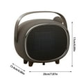 thumbnail image 3 of 2024 Upgraded Space Heater, Portable Space Heater Natural Wind Fast Heating Small Space Heater With Tip Over And Overheat For Bedroom Room Desk And Indoor Use, 3 of 9