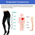 Unisex Medical Compression Pantyhose Tights for Varicose Nurse Travel