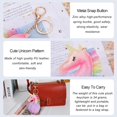 thumbnail image 3 of LAICAIW Fluffy Keychain, Pom Pom Keyring fur keychain Soft Plush Keychain Furry Keyring Faux Fur Keychain for Bag Car Room, 3 of 7